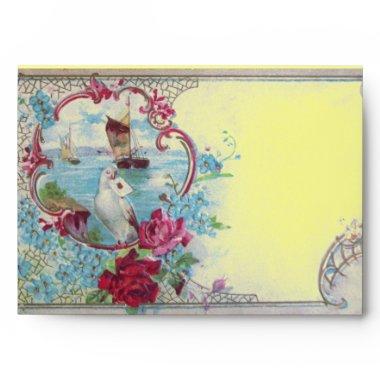 ROMANTICA. pink red blue yellow Envelope