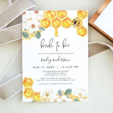 ROMY Rustic Floral Honey Bride to Bee Bridal