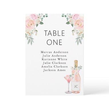 Rosé All Day Bridal Shower Table Card