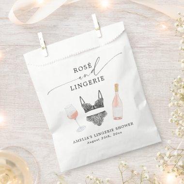 Rosé and Lingerie Bridal Shower Favor Bag