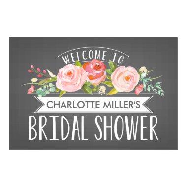 Rose Banner  Welcome Poster