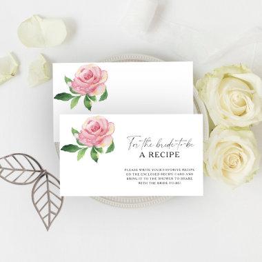 Rose Flower - Recipe for the bride to be Enclosure Invitations
