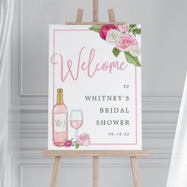 Rosé Garden | Bridal Shower Welcome Sign