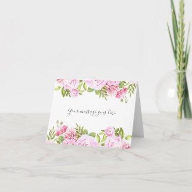 Rose Garden Your Message Invitations