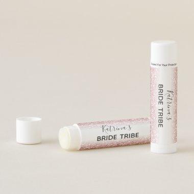 Rose Glitter Bachelorette Party Bride Tribe Favor Lip Balm