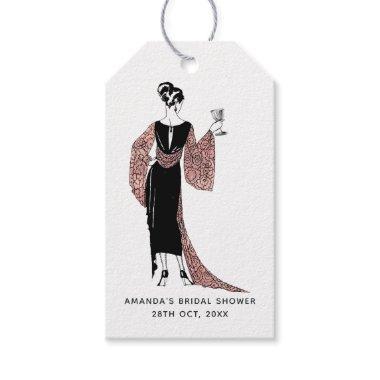 Rose Gold and Blush Wine Tasting  Gift Tags