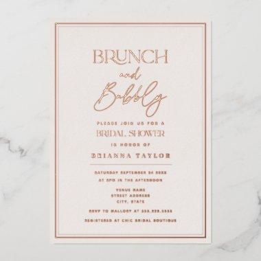 Rose Gold Foil Minimalist Elegant  Foil