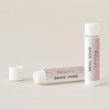 Rose Gold Glitter Bachelorette Party Favor Lip Balm