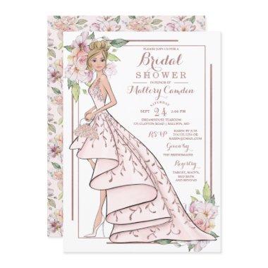 Rose Gold Glitter Bride