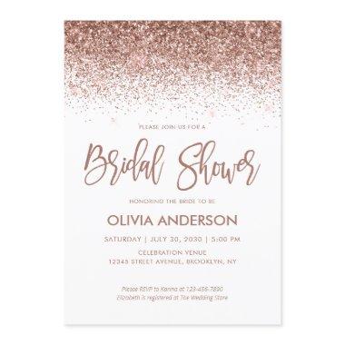 Rose Gold Glitter Sparkle Confetti