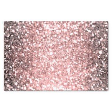 Rose Gold Sparkle Lights Girls Glittery Sparkly Tissue Paper