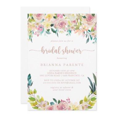 Rose Gold Spring Floral