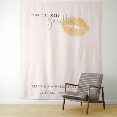 Rose Kiss The Miss Bachelorette Party Photo Booth Tapestry