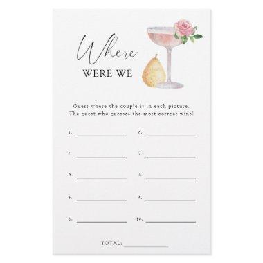 Rose prosecco - Where were we  game