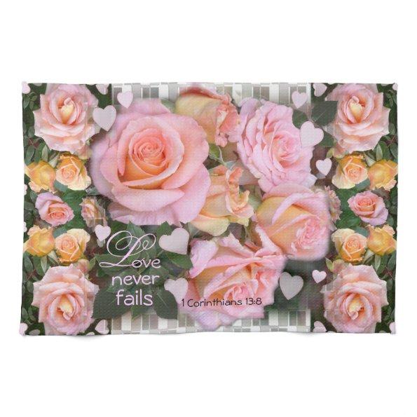 Roses for my Love ~ Kitchen Towel