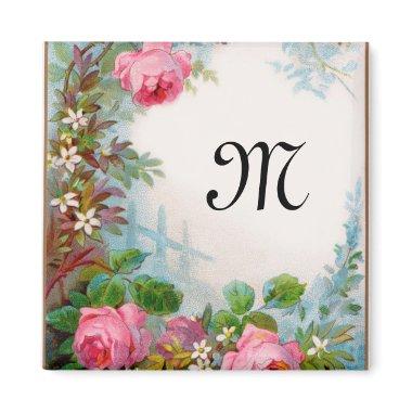 ROSES & JASMINES MONOGRAM MAGNET