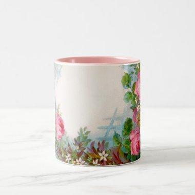 ROSES & JASMINES Two-Tone COFFEE MUG