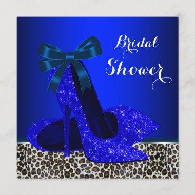 Royal Blue Bridal Shower Invitations