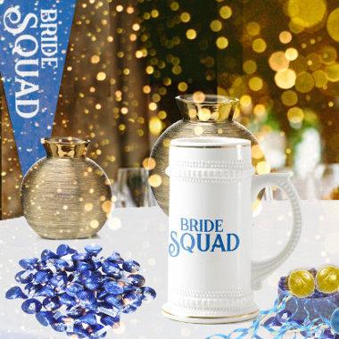 Royal Blue Bride Squad Beer Stein