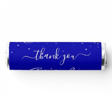 Royal blue glitter name thank you breath savers® mints