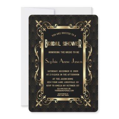 Royal Roaring 20s Gold Art Deco