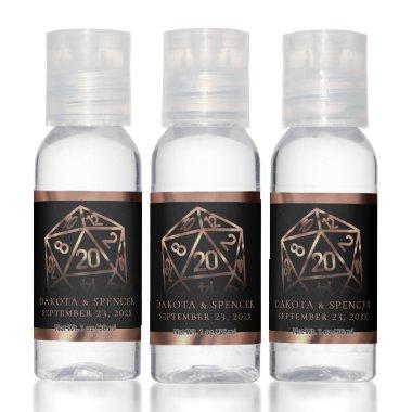 RPG Dice | Copper Fantasy Tabletop Gamer Custom Hand Sanitizer
