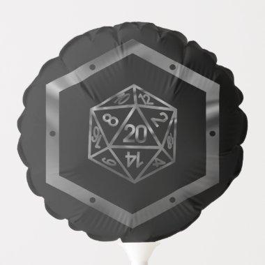 RPG Dice | Fantasy Old School Tabletop Retro Gamer Balloon