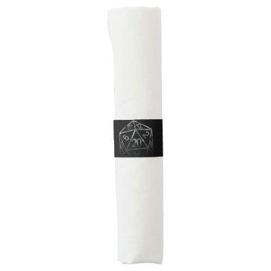 RPG Dice | Fantasy Old School Tabletop Retro Gamer Napkin Bands