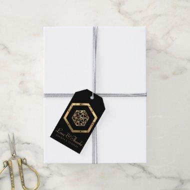 RPG Dice | Gold Fantasy Tabletop PnP Gamer Custom Gift Tags
