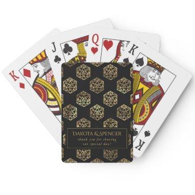 RPG Dice | Gold Fantasy Tabletop PnP Gamer Custom Poker