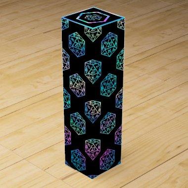 RPG Dice | Holo Fantasy Retro Tabletop PnP Gamer Wine Box