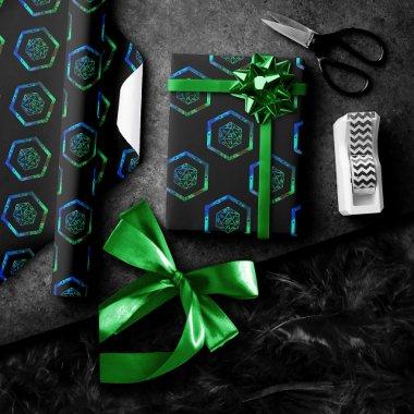 RPG Dice | Iridescent Fantasy Tabletop Retro Gamer Wrapping Paper