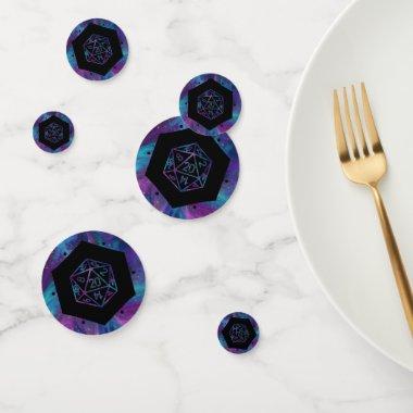 RPG Dice | Nebula Fantasy Retro Tabletop PnP Gamer Confetti