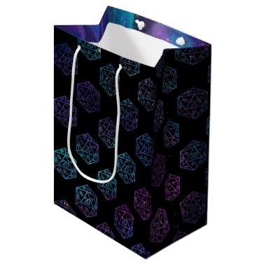 RPG Dice | Nebula Fantasy Retro Tabletop PnP Gamer Medium Gift Bag