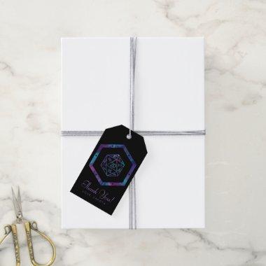 RPG Dice | Nebula Fantasy Tabletop Gamer Custom Gift Tags