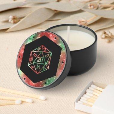 RPG Dice | XMAS Fantasy Retro Tabletop PnP Gamer Mini Candle Favors
