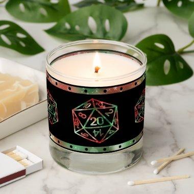 RPG Dice | XMAS Fantasy Retro Tabletop PnP Gamer Scented Candle
