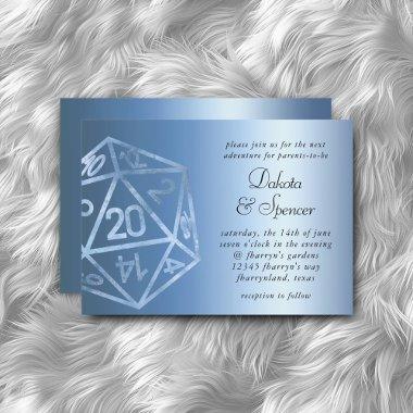 RPG Luxe | Blue Sheen Fantasy Tabletop Gamer Dice