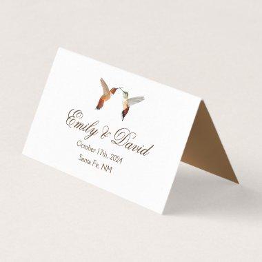 Rufous Hummingbirds Wedding Place