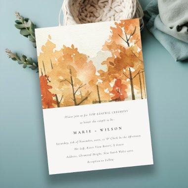 Rust Orange Yellow Autumn Fall Tree Couples Shower