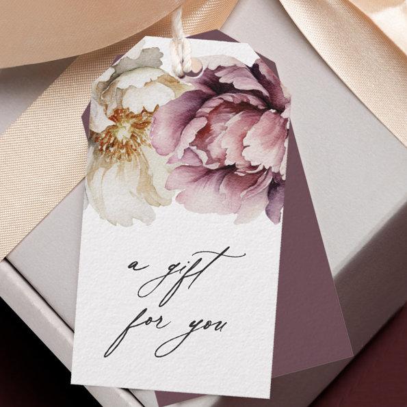 Rustic Abundance Floral Gift for You Gift Tags