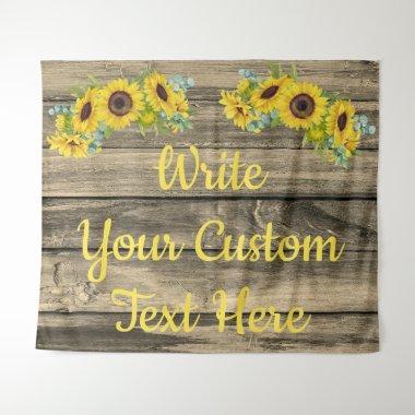 Rustic Anniversary Party Photo Booth Backdrop Prop