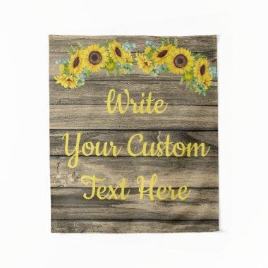 Rustic Anniversary Party Photo Booth Backdrop Prop