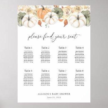 Rustic Autumn Seating Chart