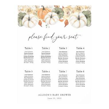 Rustic Autumn Seating Chart