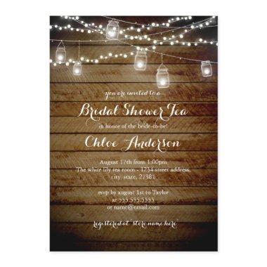 Rustic Backyard High Tea