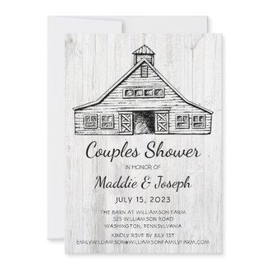 Rustic Barn Photo Couples Shower