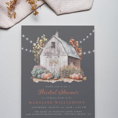 Rustic Barn String Lights Fall