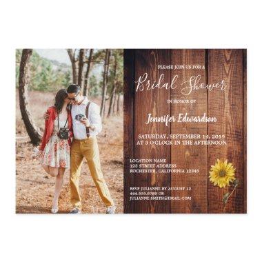 Rustic barn wood photo sunflower country