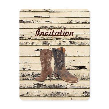 rustic Barn Wood Western country cowboy Wedding